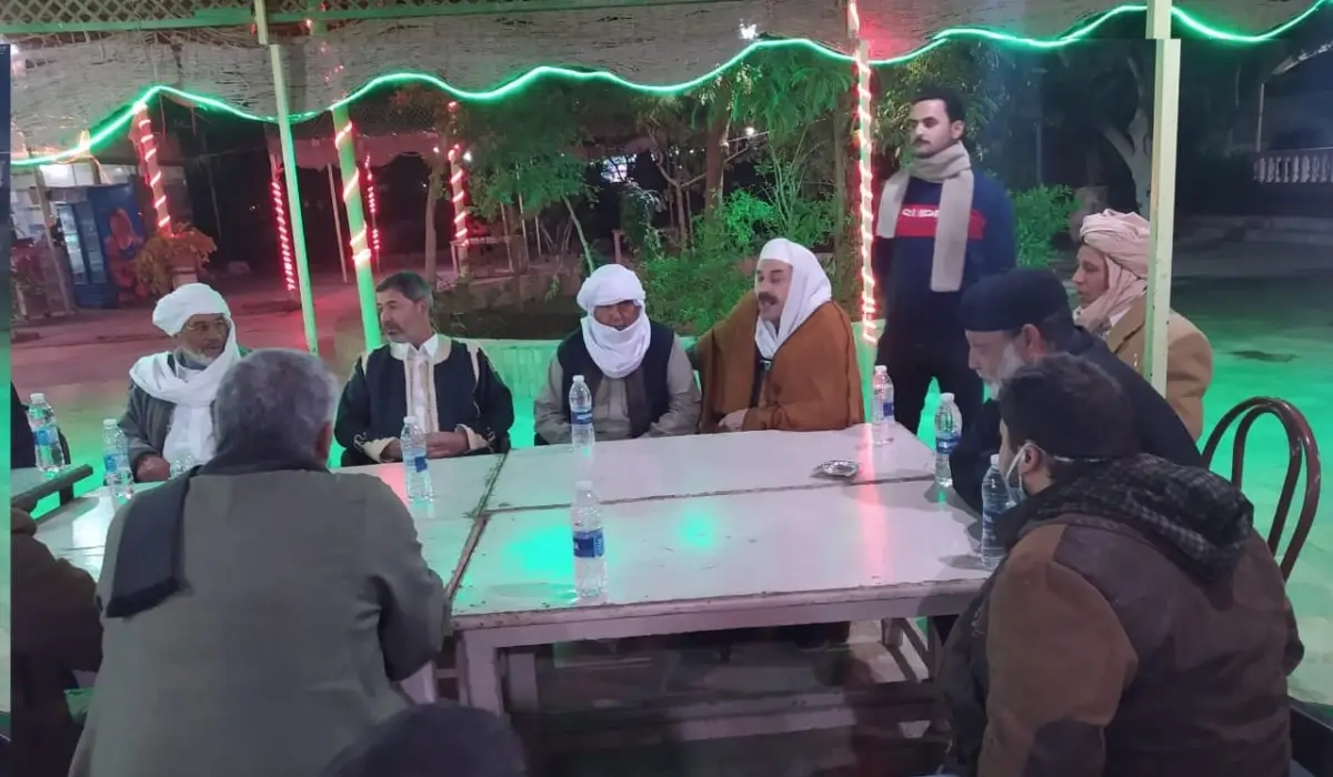 وفد أولاد سليمان إلي الفيوم