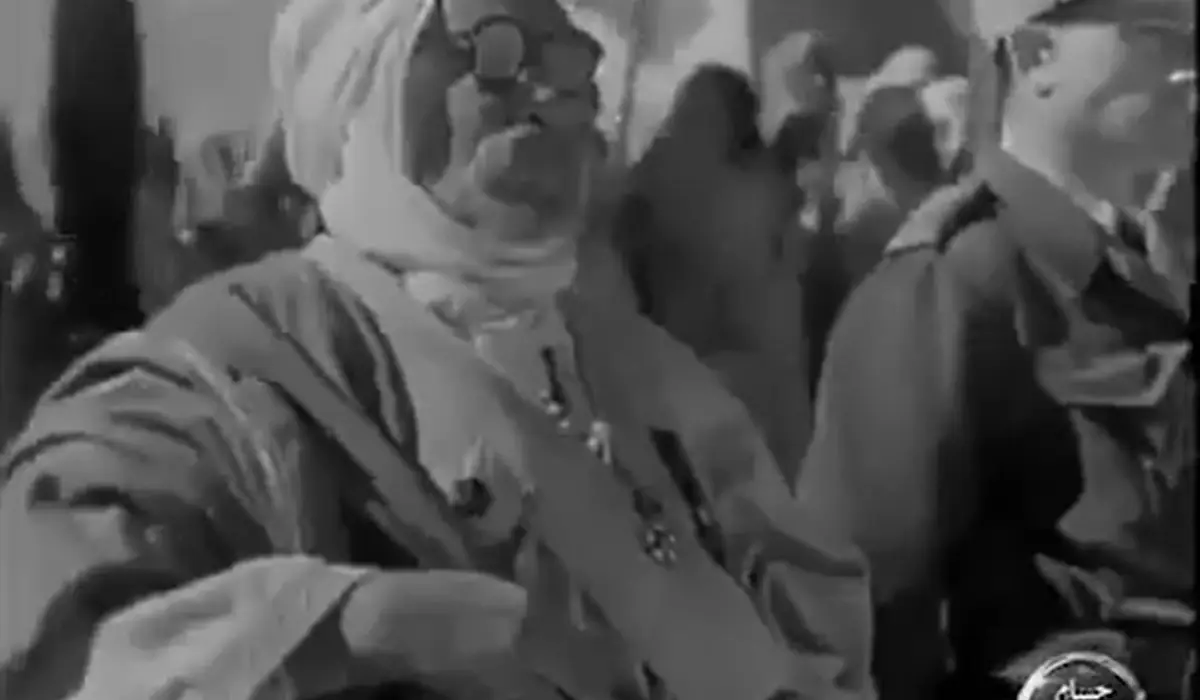 فيديو نادر للشيخ حمد سيف النصر، أحد أبرز مؤسسي الدولة الليبية الحديثة،